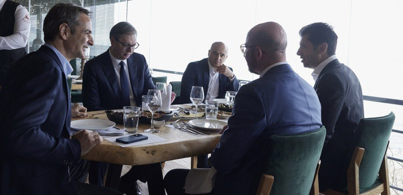 Αλεξανδρούπολη: Το γεύμα Μητσοτάκη στον Σαρλ Μισέλ και στους ηγέτες Σερβίας, Βουλγαρίας, Β. Μακεδονίας