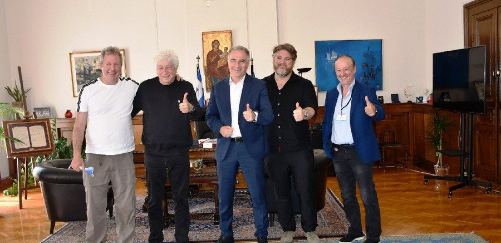 Θεσσαλονίκη: Με στελέχη των εταιρειών της κινηματογραφικής βιομηχανίας συναντήθηκε ο Στ. Καλαφάτης