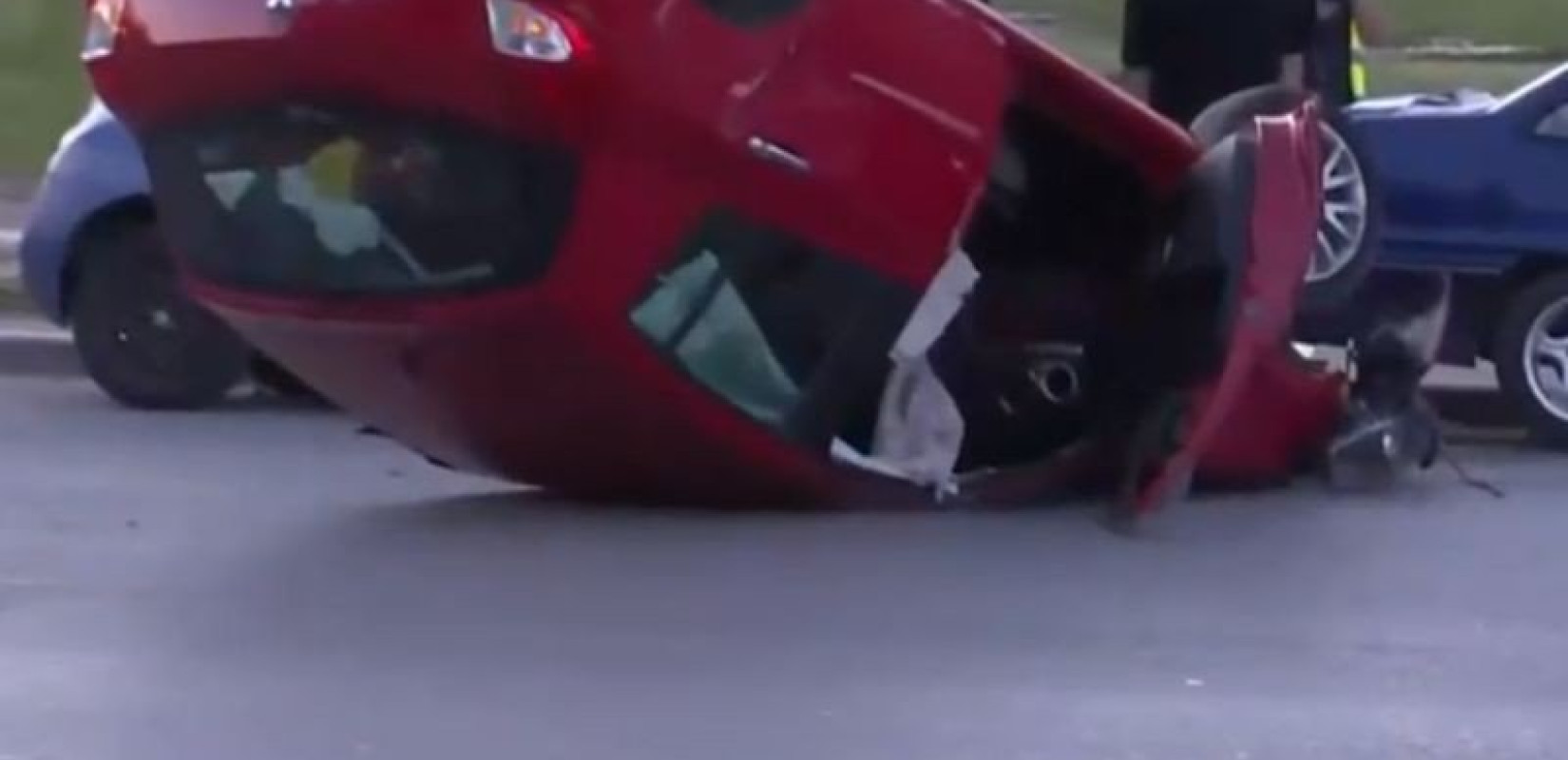 Θεσσαλονίκη: Τροχαίο ατύχημα στα δυτικά - ΙΧ τούμπαρε στη Μοναστηρίου