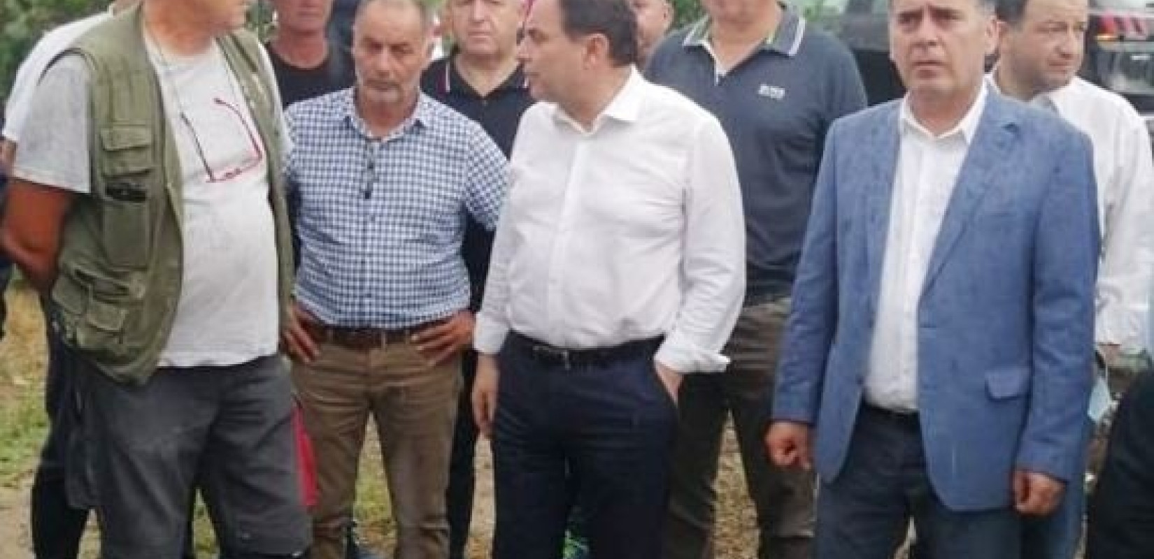 Αυτοψία Γεωργαντά στις πληγείσες περιοχές της Ξάνθης