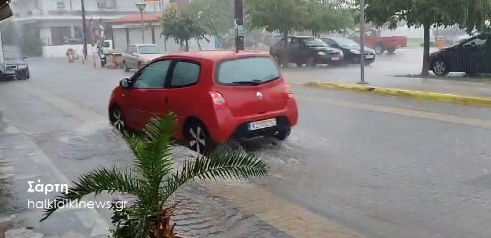 Πλημμύρες σε Τορώνη, Συκιά και Σάρτη - Χωρίς ρεύμα Νέος Μαρμαρός, Ιερισσός, Νέα Ρόδα, Ουρανούπολη