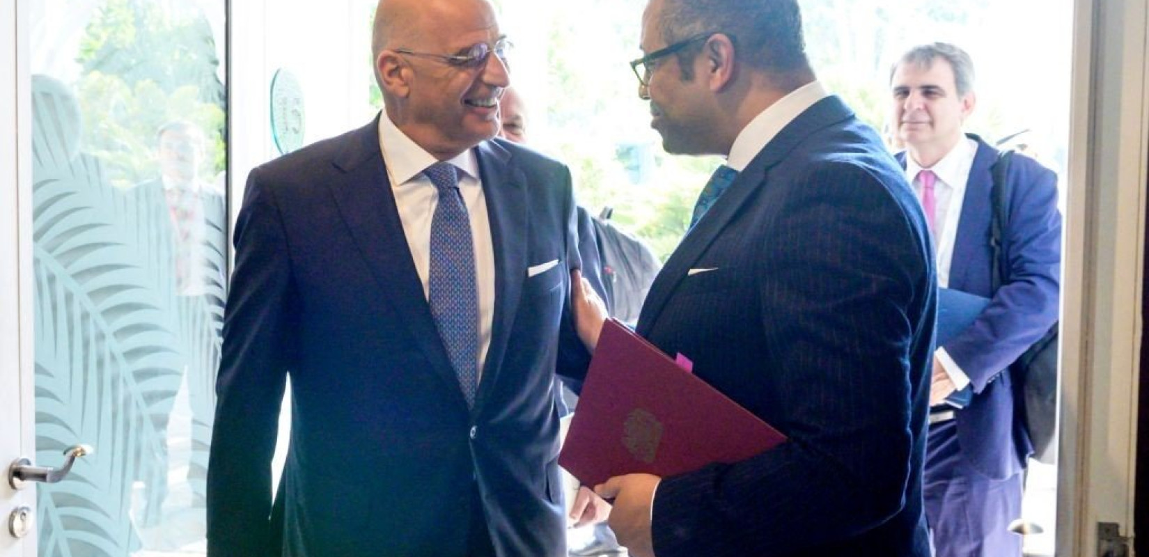 Συνάντηση με τον Βρετανό ΥΠΕΞ είχε ο Ν. Δένδιας (φωτ.)