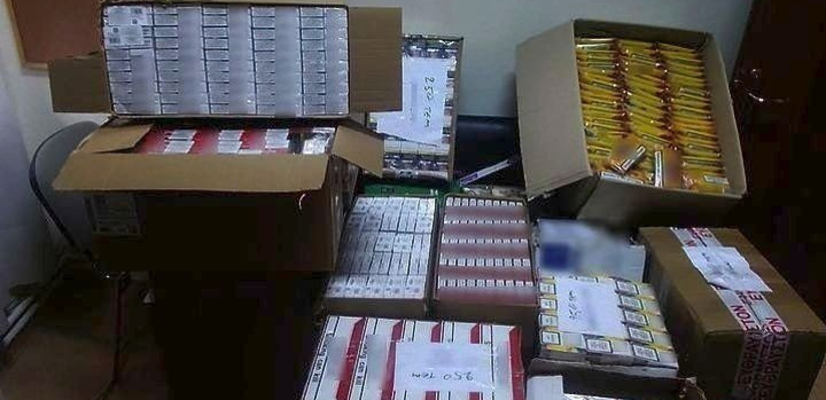 Ροδόπη: Κατάσχεση 16.500 πακέτων λαθραίων τσιγάρων και 30 κιλών λαθραίου καπνού