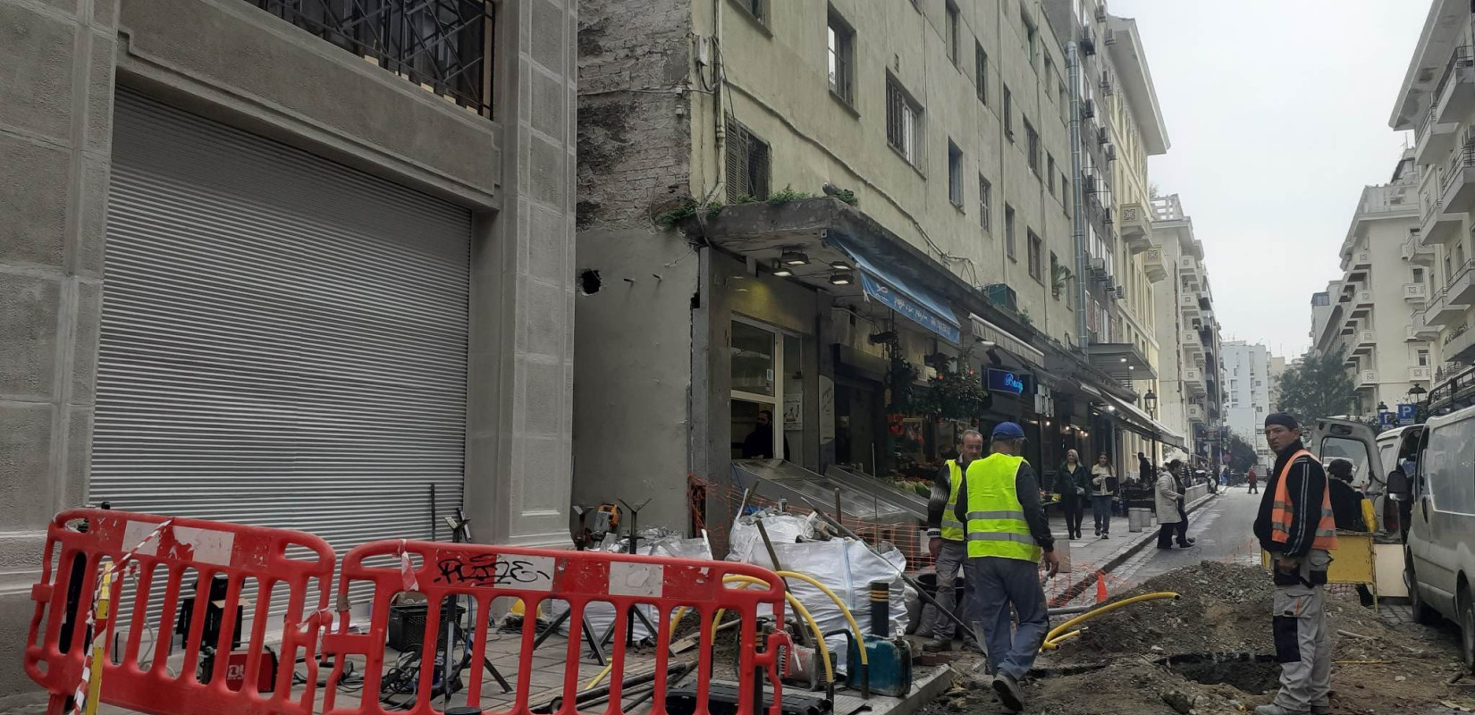 Θεσσαλονίκη: Κλειστή η Βασ. Ηρακλείου λόγω έργων