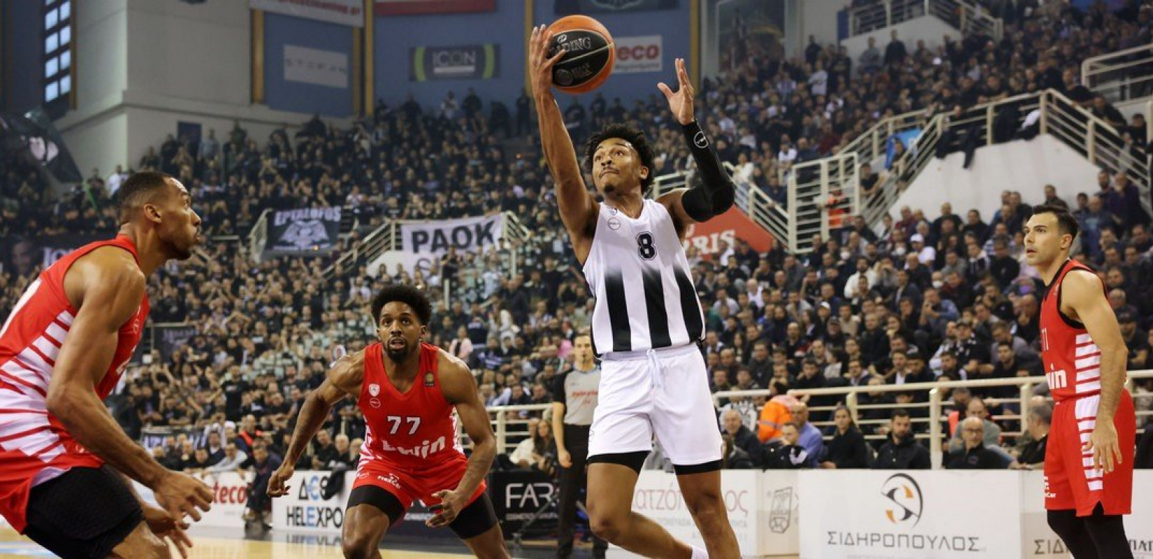 Μπάσκετ: Περίπατος του Ολυμπιακού στην Πυλαία κόντρα στον ΠΑΟΚ (βίντεο)