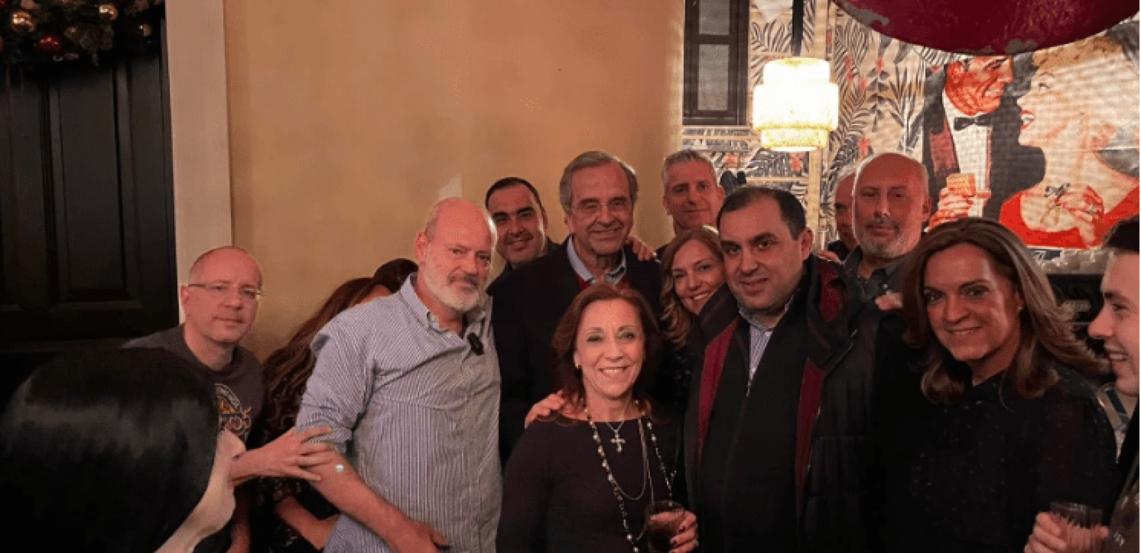 Χριστουγεννιάτικο ρεβεγιόν στον Πειραιά για τον Αντώνη Σαμαρά 