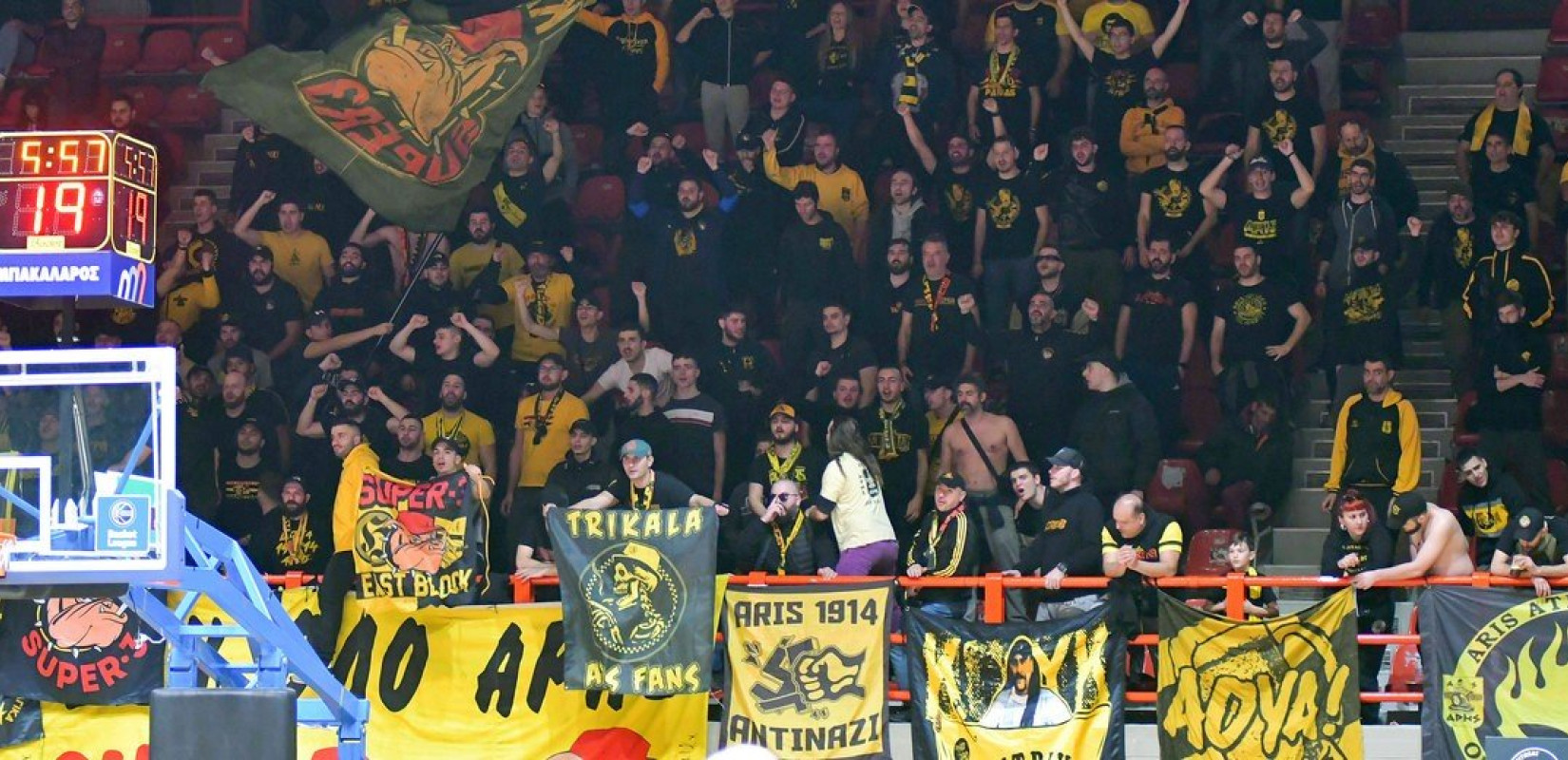 Μπάσκετ: Άρης και Ηρακλής ήταν σαν να έπαιζαν εντός έδρας (φωτ.)