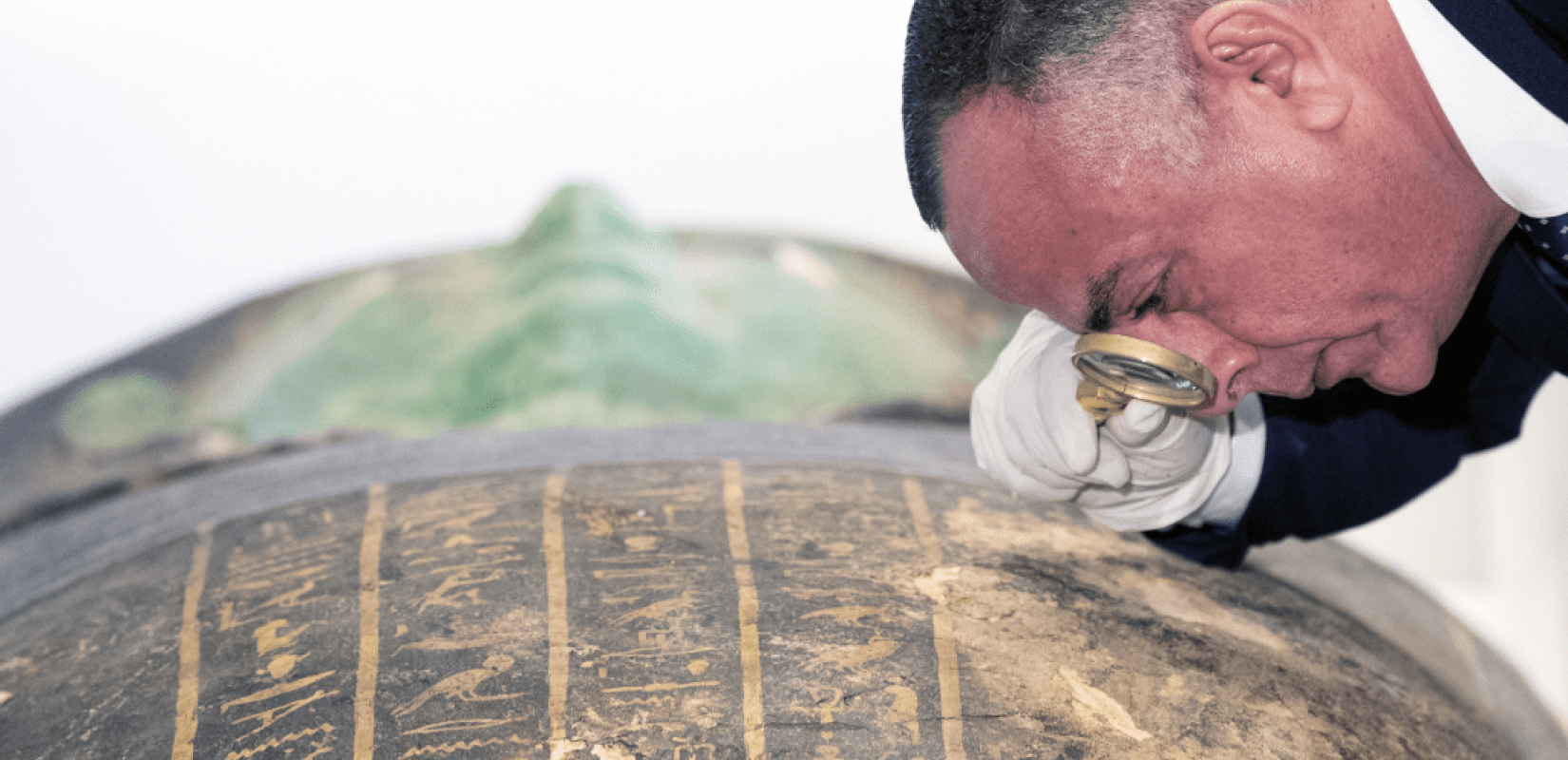 Επέστρεψε στο Κάιρο μία από τις μεγαλύτερες σαρκοφάγους - Η «πράσινη φαραωνική» σαρκοφάγος (φωτ.)