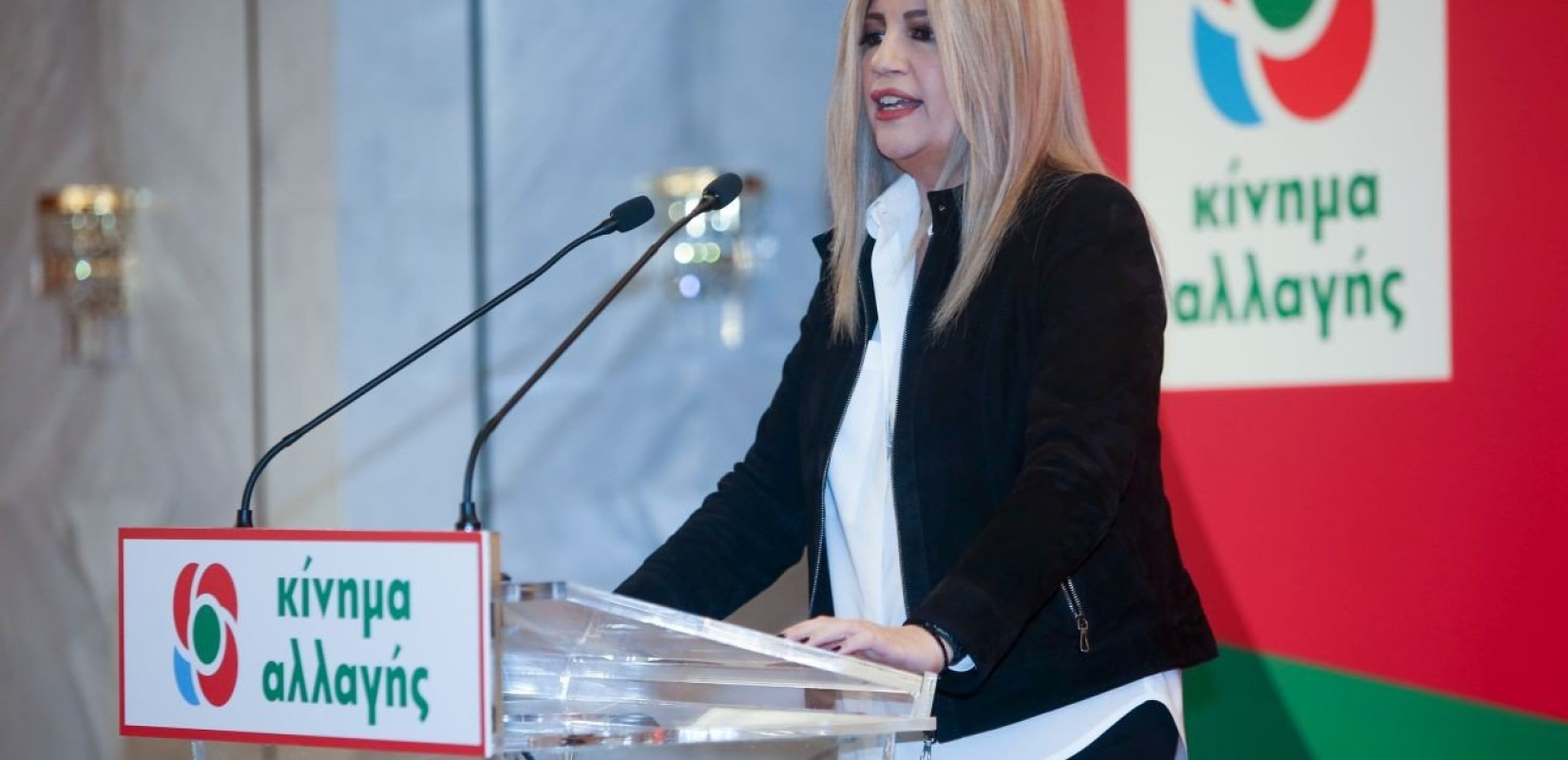 Μήνυμα ενίσχυσης του ΚΙΝΑΛ έστειλε η Φ. Γεννηματά από τα Γρεβενά