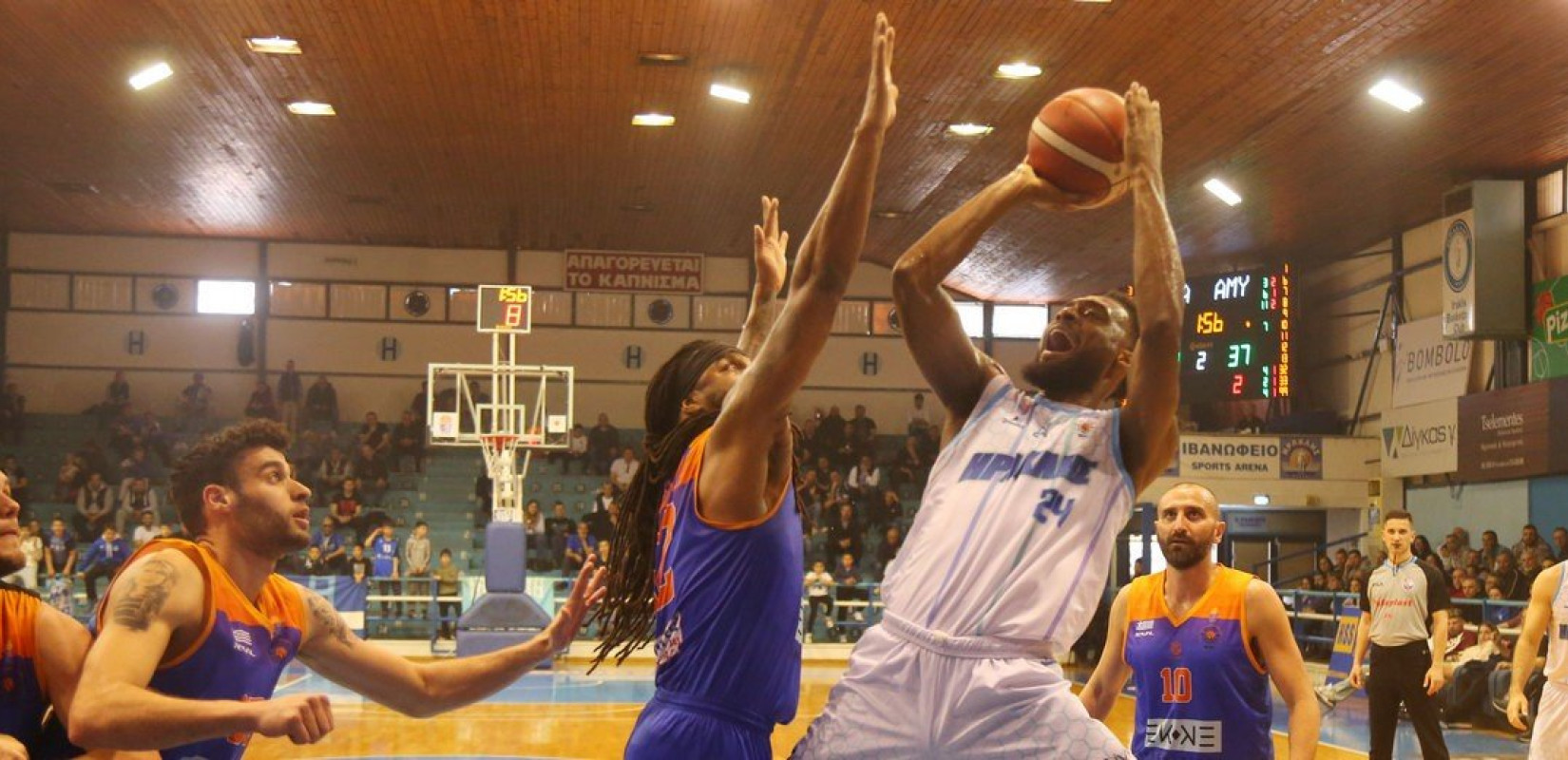 Μπάσκετ: Πάτησε γκάζι ο Ηρακλής στο β' ημίχρονο, 88-70 τον Αμύντα (βίντεο)