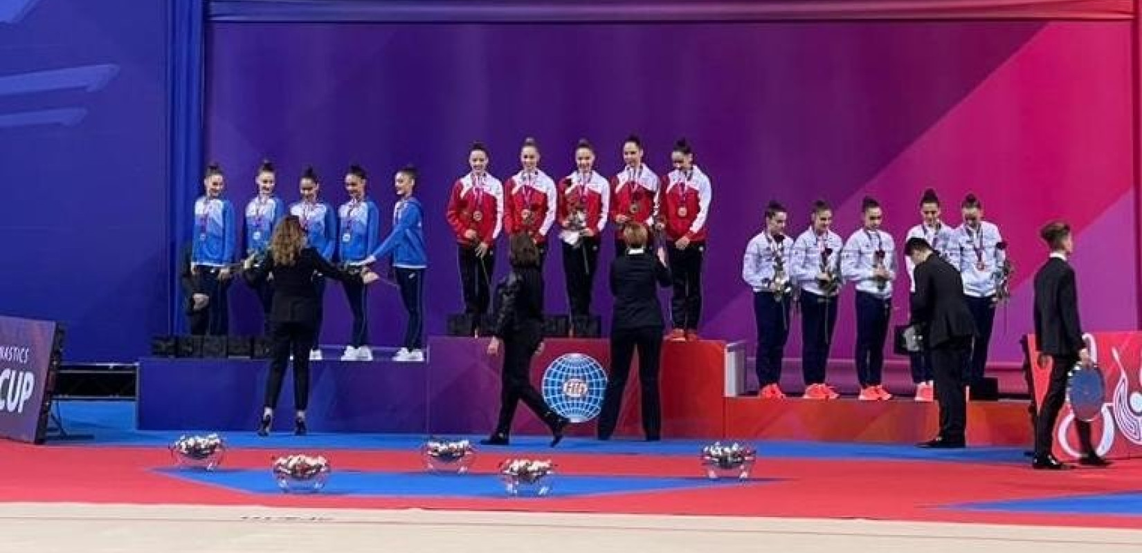 Νέα επιτυχία στη ρυθμική γυμναστική: Ασημένιο μετάλλιο η Εθνική ανσάμπλ στο Παγκόσμιο Κύπελλο της Σόφιας