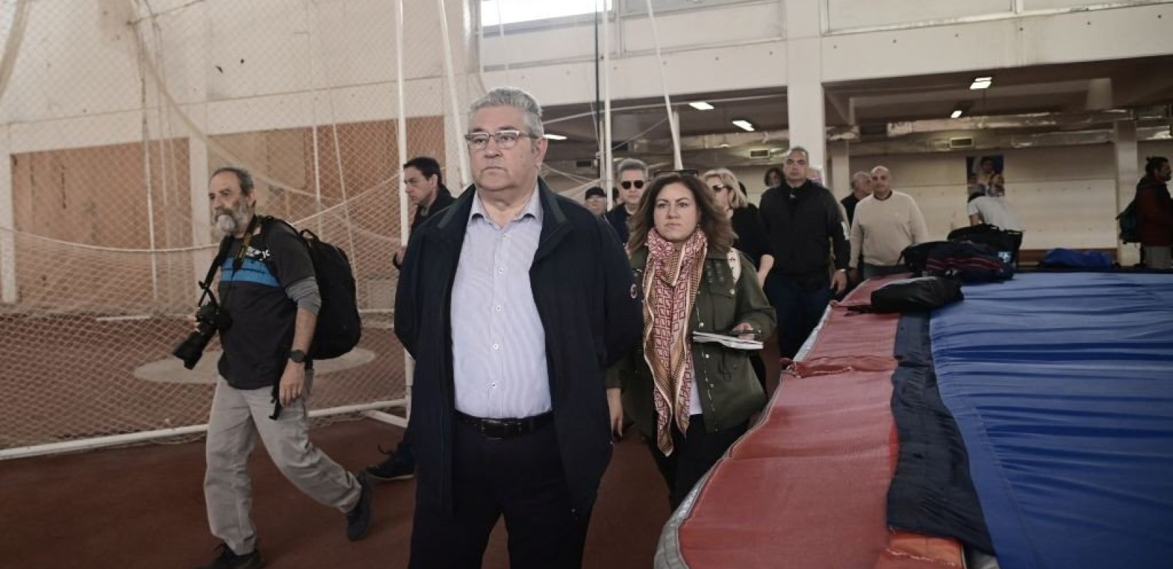 Τις εγκαταστάσεις του ΟΑΚΑ επισκέφθηκε ο Δ. Κουτσούμπας (βίντεο)