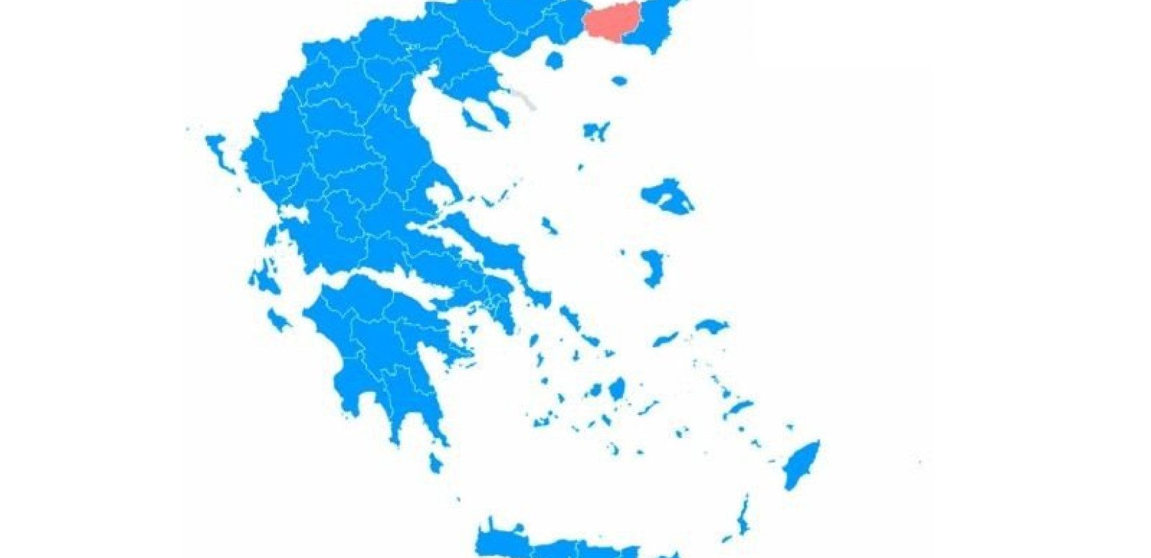 Εκλογές 2023: H απόλυτη κυριαρχία της Νέας Δημοκρατίας - Βάφτηκε μπλε όλος ο χάρτης