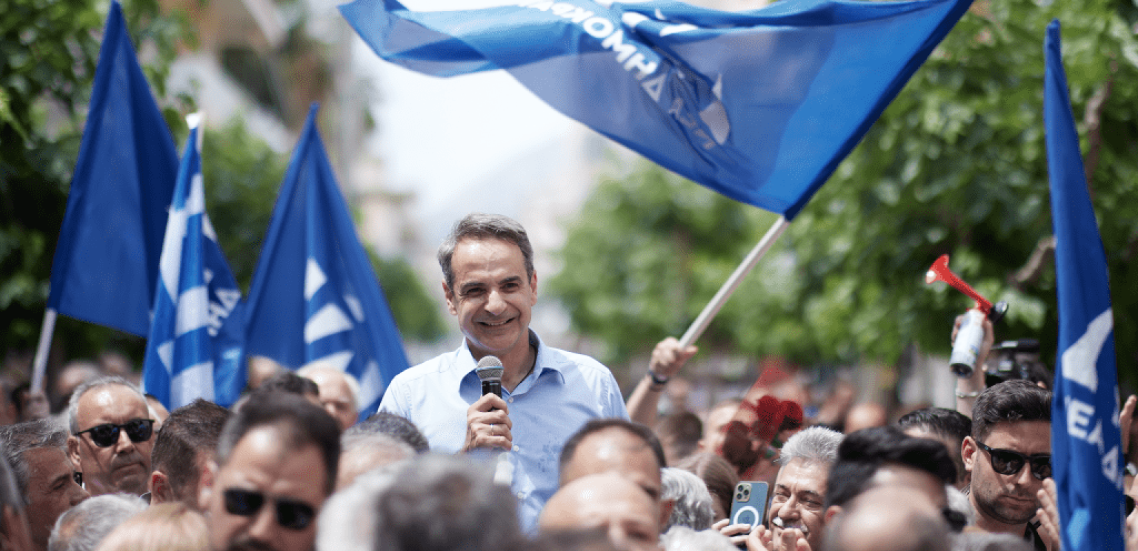 Μητσοτάκης από Θάσο: Μόνο εμείς μπορούμε να εγγυηθούμε σταθερή ανάπτυξη και μείωση φόρων