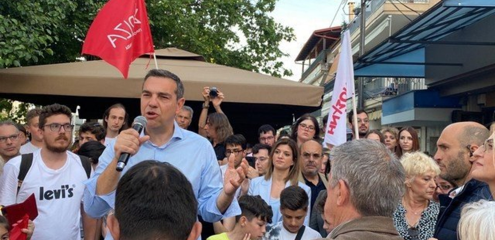 Με το Δ.Σ της Ένωσης ΒΙΠΕ Λάρισας συναντήθηκε ο Αλέξης Τσίπρας