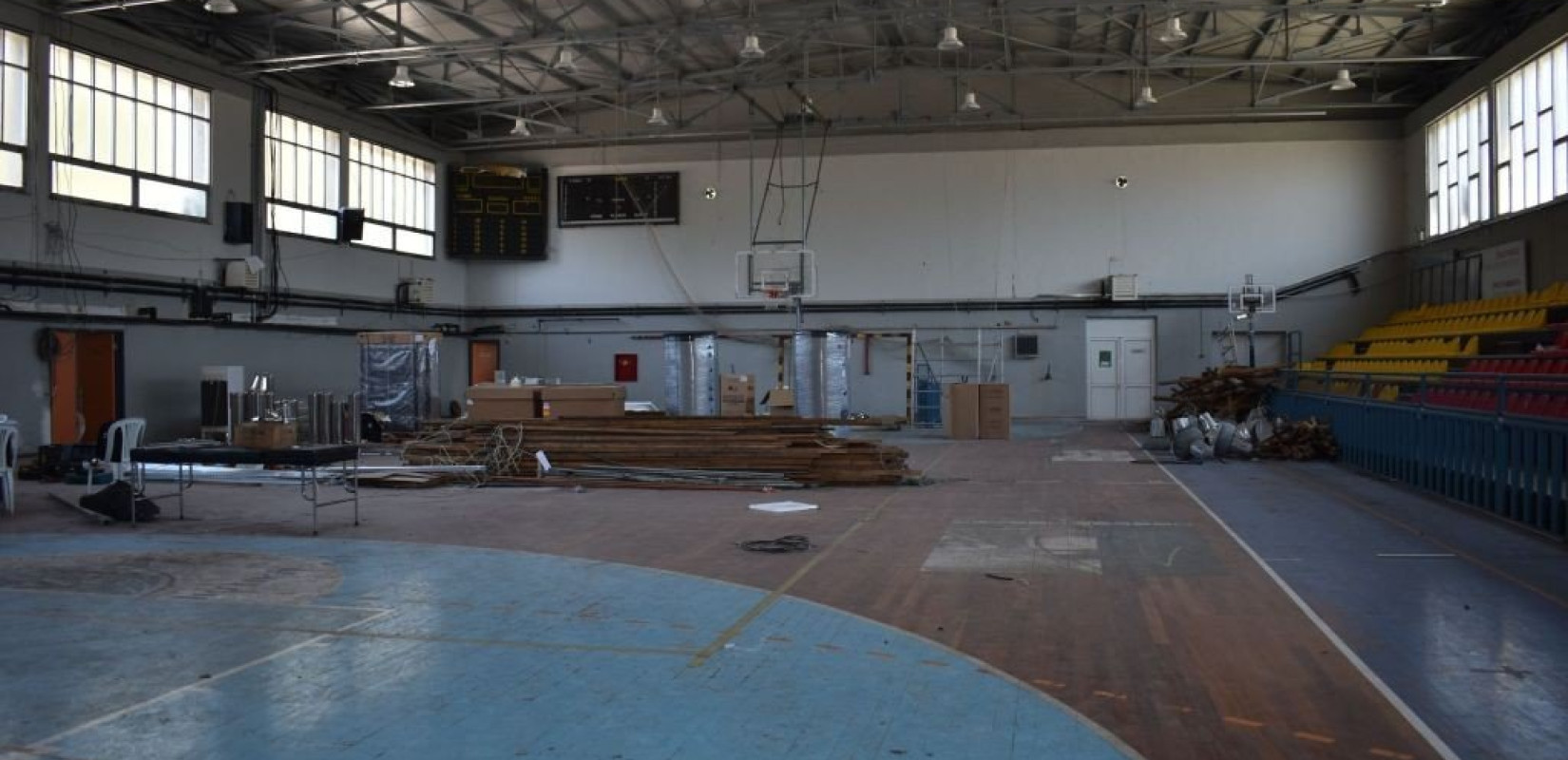 Παρεμβάσεις 1,5 εκατ. ευρώ στο Κλειστό Γυμναστήριο της Καστοριάς Παρεμβάσεις 1,5 εκατ. ευρώ στο Κλειστό Γυμναστήριο της Καστοριάς