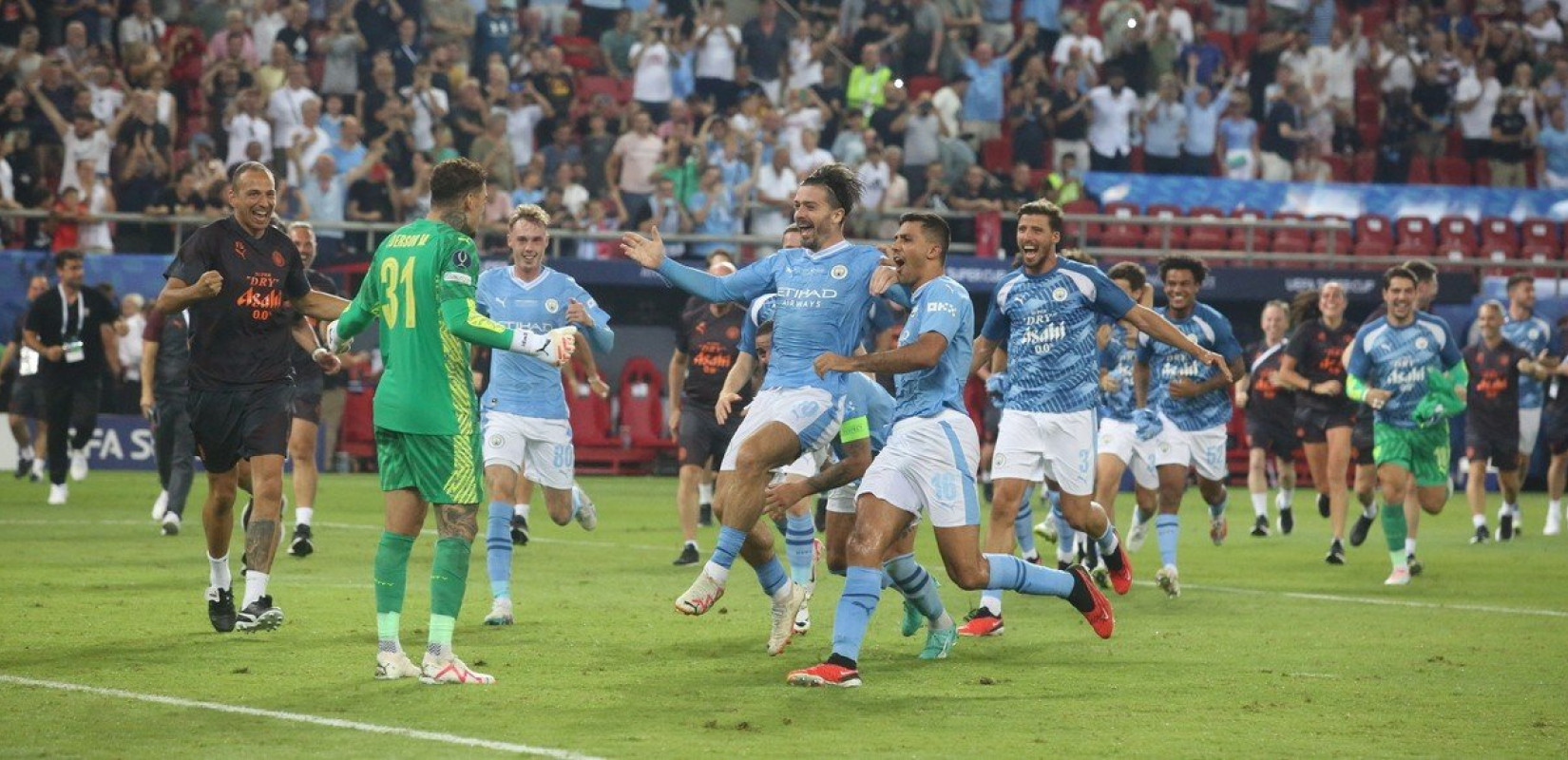 Στον Πειραιά η Μάντσεστερ Σίτι κατέκτησε το πρώτο ευρωπαϊκό Super Cup στην ιστορία της (βίντεο)