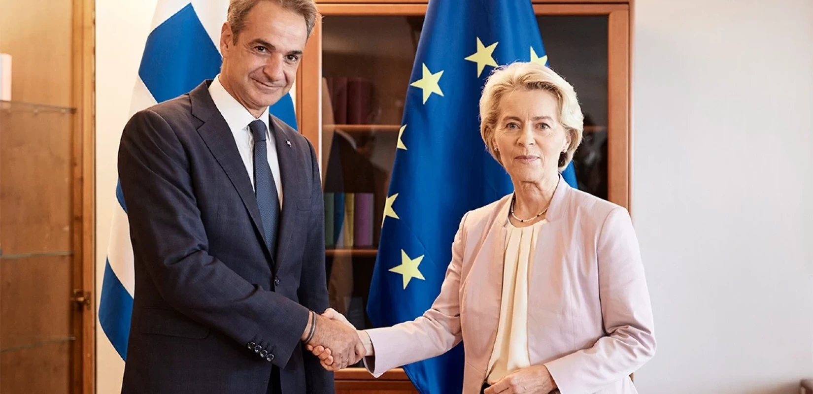 Στο συνέδριο της Νέας Δημοκρατίας στην Αθήνα η Ούρσουλα φον ντερ Λάιεν
