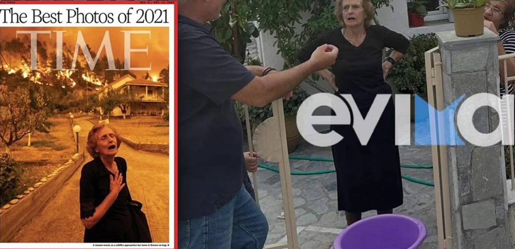 Εύβοια: Μετά την φωτιά, ήρθε αντιμέτωπη με τις πλημμύρες η κυρία Παναγιώτα που έγινε viral το 2021 