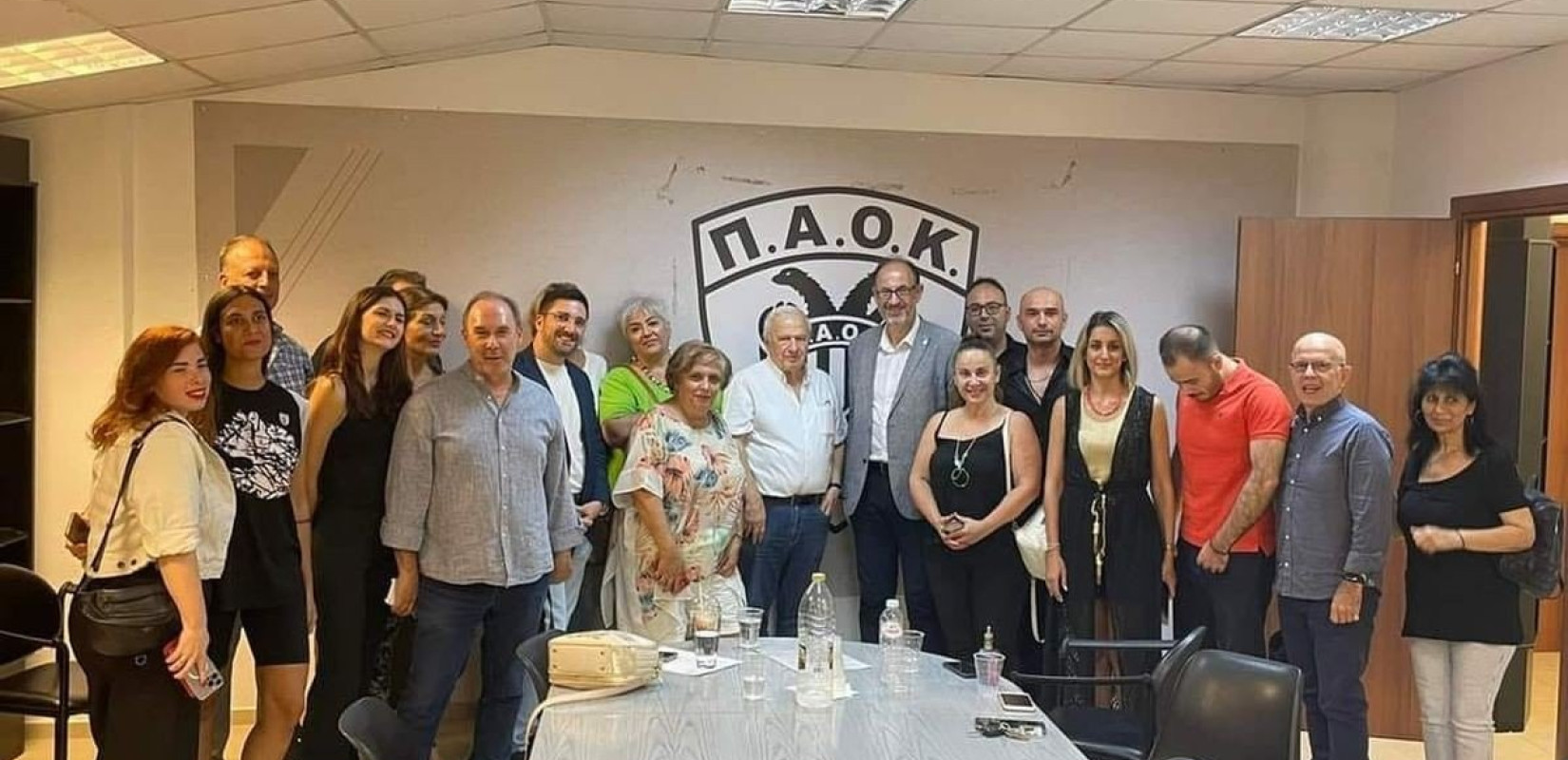 Επίσκεψη του Δρόσου Τσαβλή στο γήπεδο του ΠΑΟΚ στην Τούμπα
