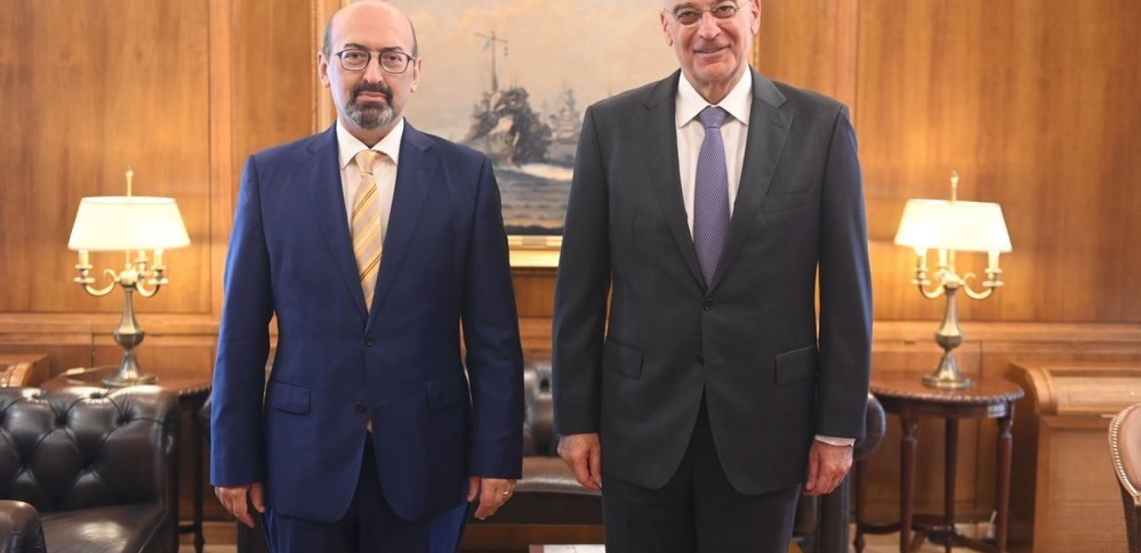 Συνάντηση Ν. Δένδια με τον πρέσβη της Αρμενίας