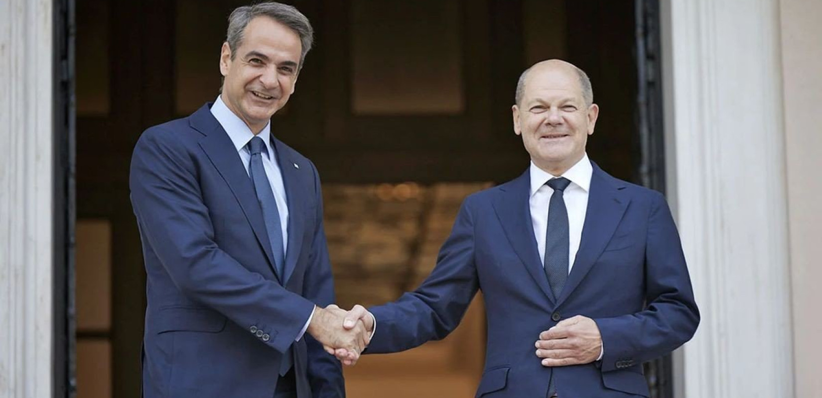 Στο Βερολίνο ο Μητσοτάκης: Η συνάντηση με τον Σολτς και οι επαφές στη Γερμανία