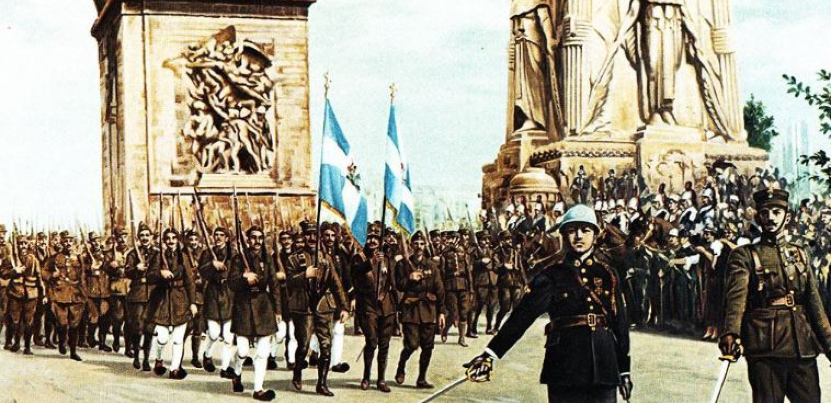 Ο Ελληνικός στρατός στο Παρίσι - Η ανάρτηση Δένδια για την επέτειο λήξης του Α' Παγκοσμίου Πολέμου