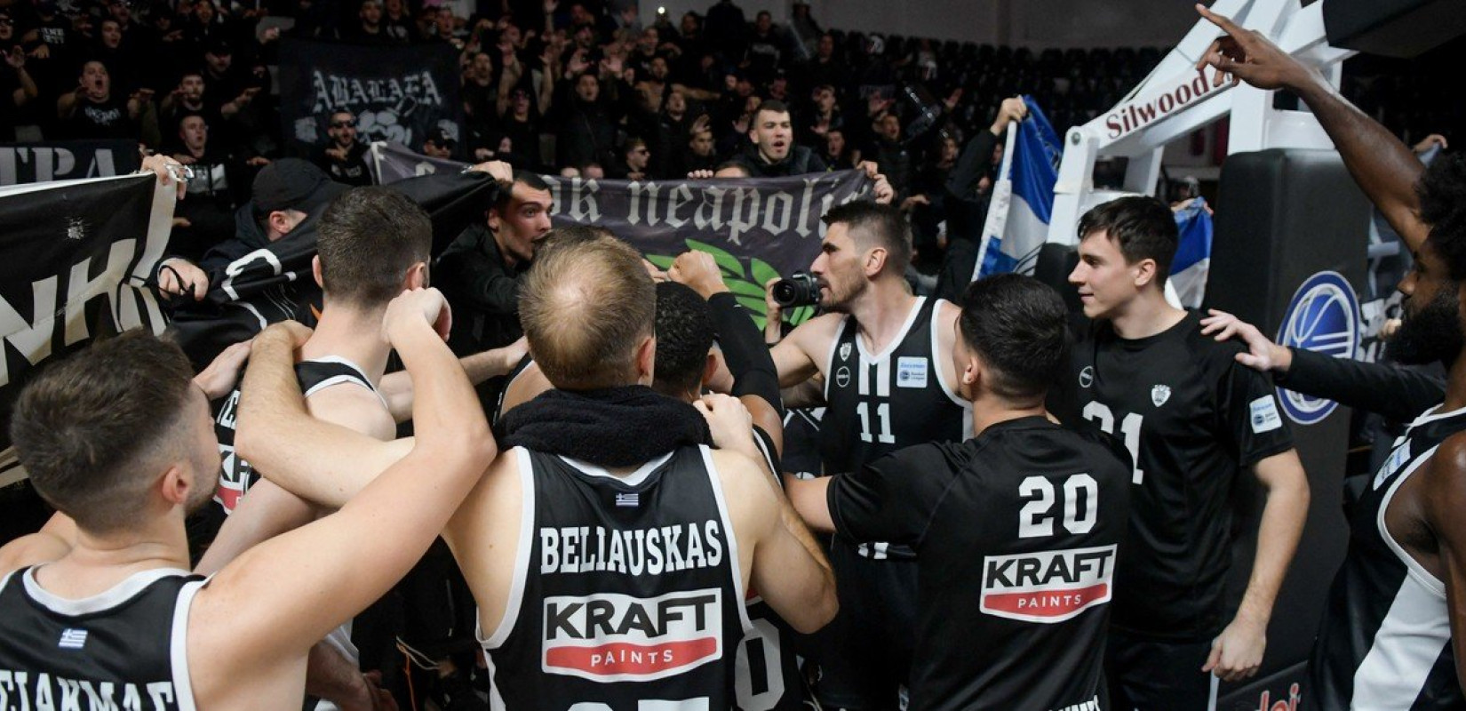 Μπάσκετ: Ομάδα και κόσμος του ΠΑΟΚ έγιναν «ένα» στην Πάτρα (βίντεο)