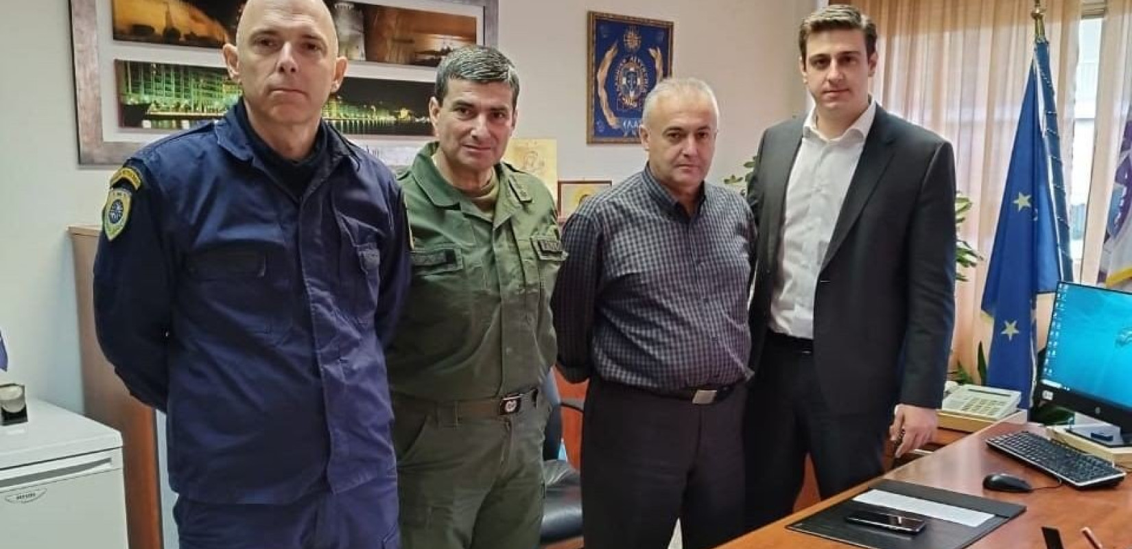 Θεσσαλονίκη:  Συνεργασία του Συντονιστή του Γραφείου του Πρωθυπουργού με στελέχη της ΕΛ.ΑΣ