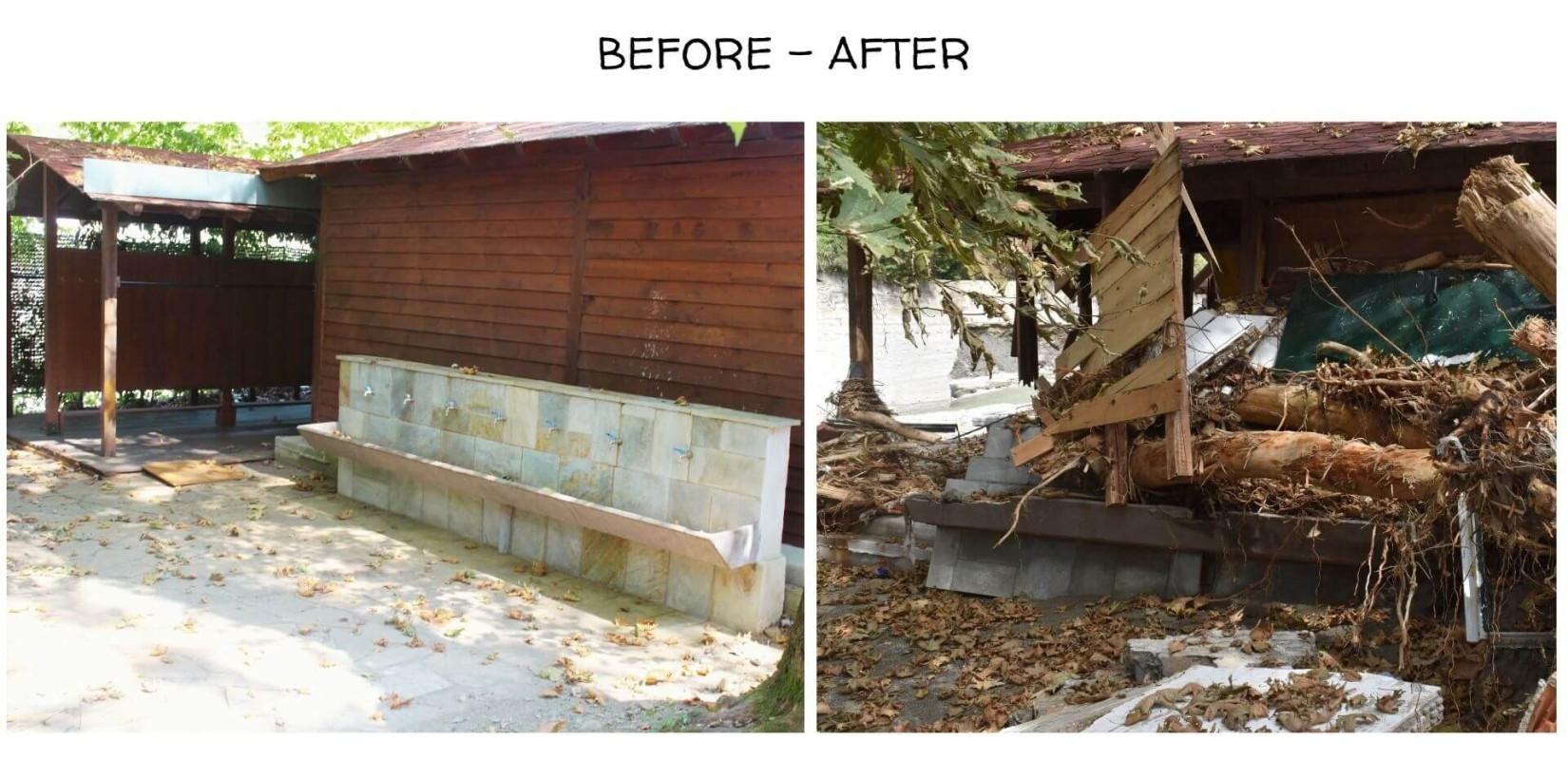 Κακοκαιρία Daniel: Στο 1 εκατ. οι ζημιές στην ιστορική κατασκήνωση ΧΑΝ Πηλίου (φωτ.)