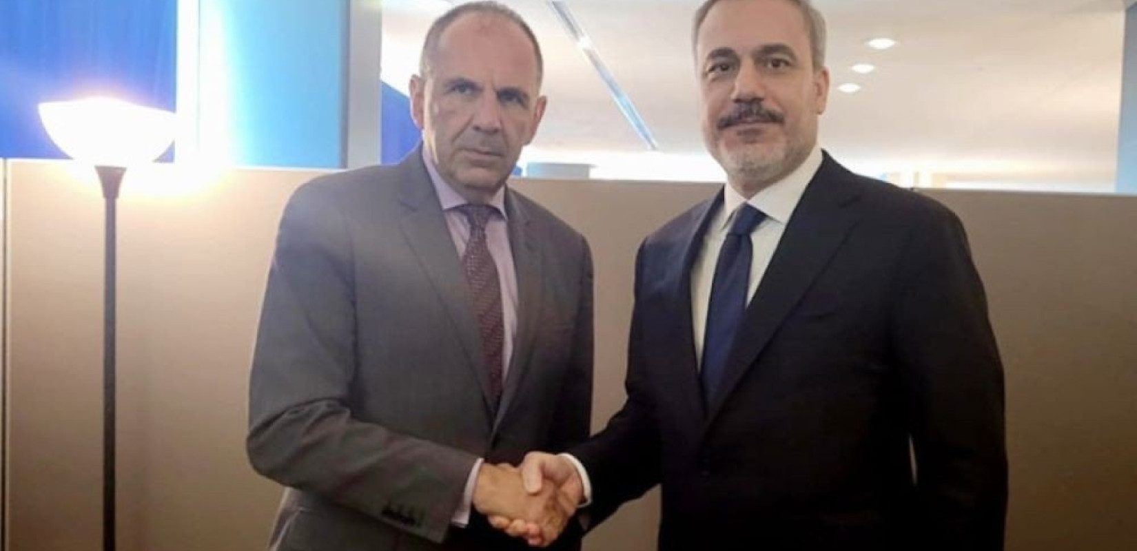 Συνάντηση Γιώργου Γεραπετρίτη - Χακάν Φιντάν Συνάντηση Γιώργου Γεραπετρίτη - Χακάν Φιντάν