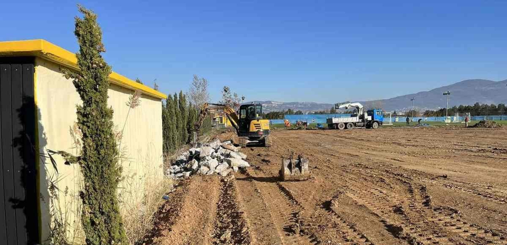 Άρης: Προχωρούν οι εργασίες στο Ν. Ρύσιο - Δείτε βίντεο και φωτογραφίες