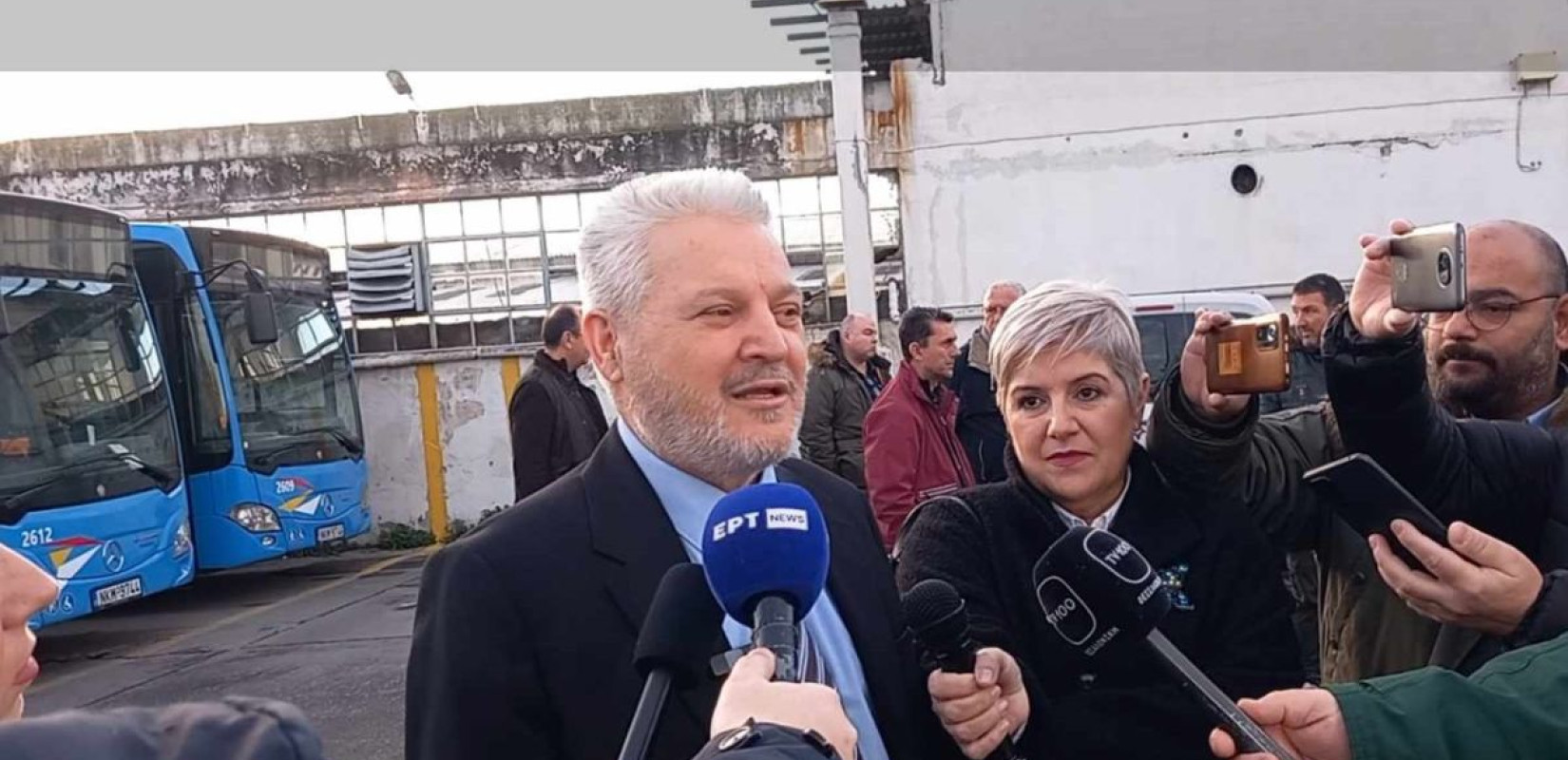  Πρόεδρος ΟΑΣΘ: Ευχήθηκε «καλά και ασφαλή χιλιόμετρα» στους νέους οδηγούς του Οργανισμού (φωτ.)