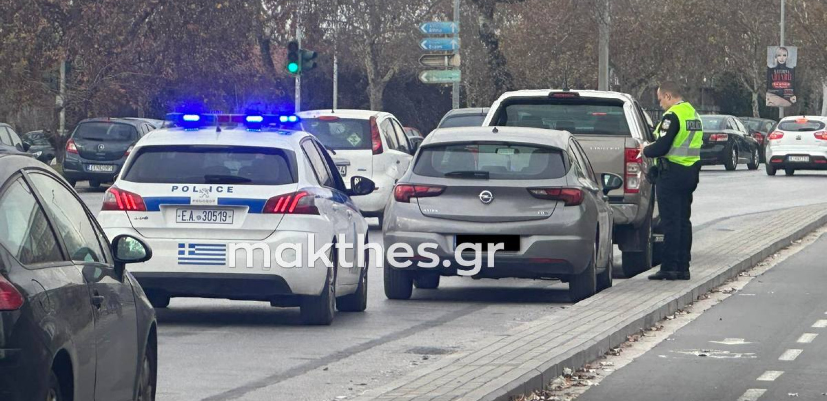 Έγραψε 340 κλήσεις η τροχαία σε 24 ώρες στη Θεσσαλονίκη