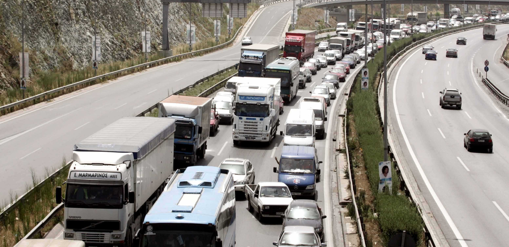 Θεσσαλονίκη: Κλειστή για τέσσερις ημέρες λωρίδα στον Περιφερειακό, λόγω έργων