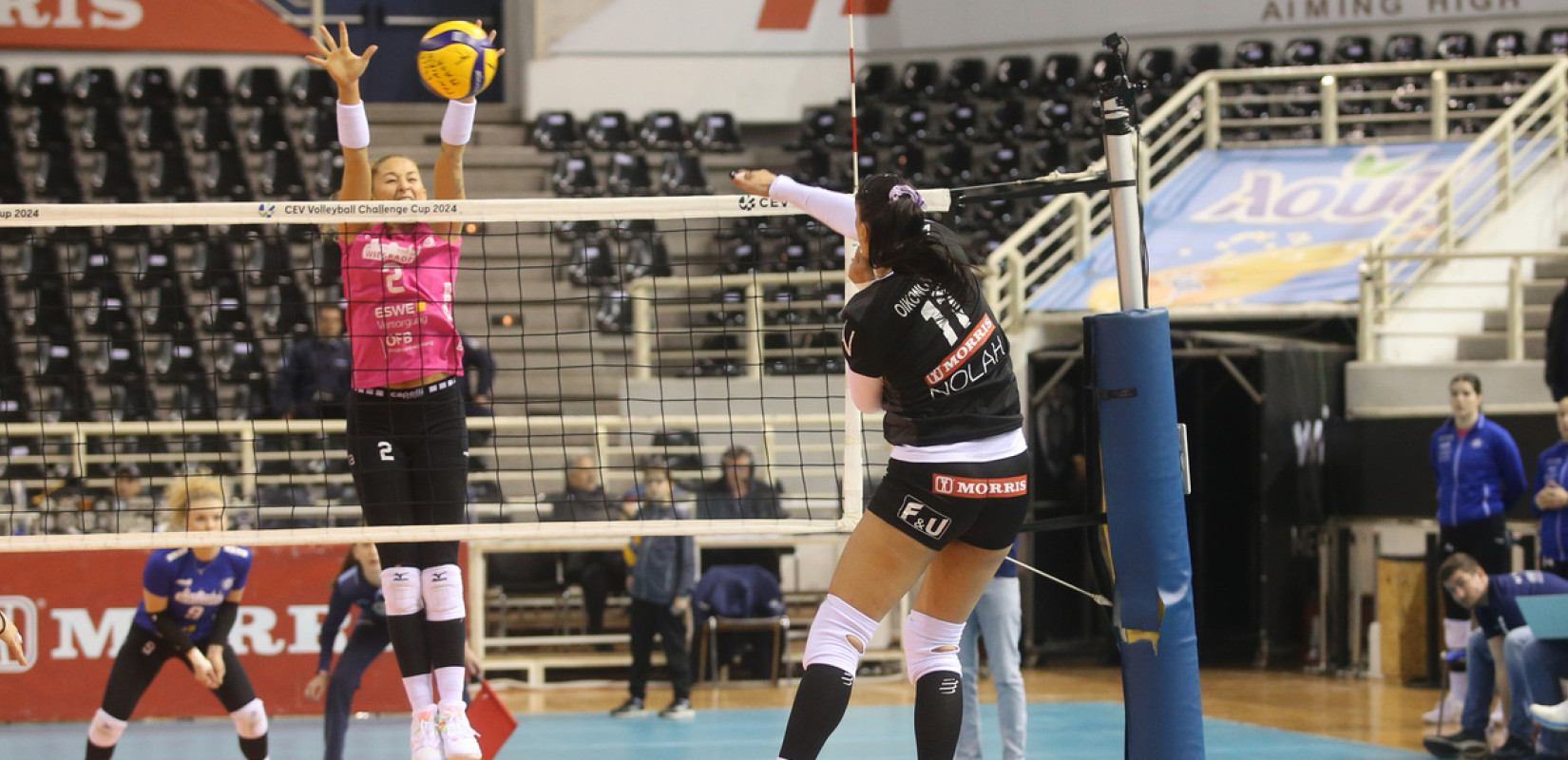 Βόλεϊ: Οι γυναίκες του ΠΑΟΚ έχασαν με 3-0 από τη Βισμπάντεν στην Πυλαία και ψάχνουν ένα θαύμα στη Γερμανία