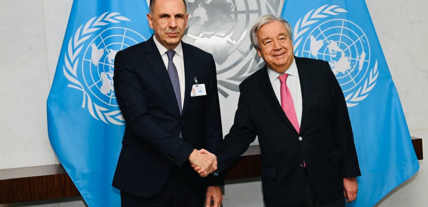 Συνάντηση Γεραπετρίτη-Γκουτέρες στη Νέα Υόρκη