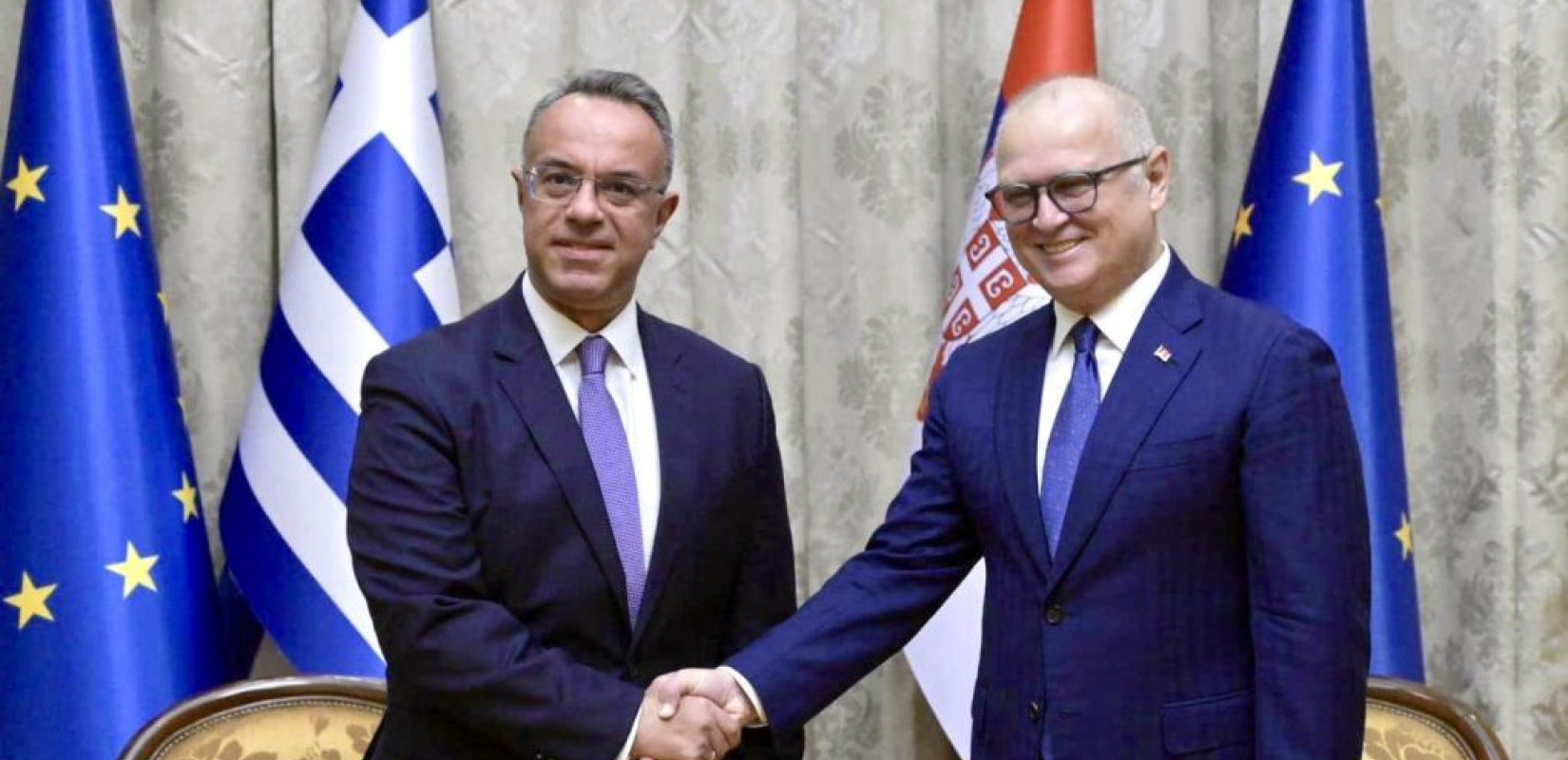 Συνάντηση Σταϊκούρα-Βέσιτς στη Σερβία: Ποια έργα υποδομής συζητήθηκαν (φωτ.)