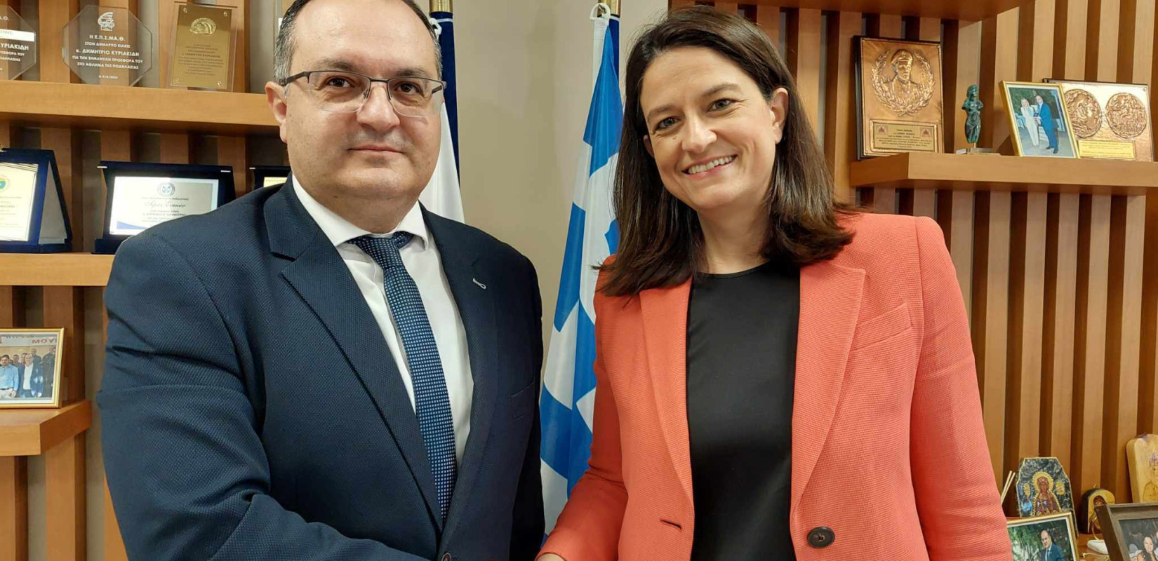 Στο δημαρχείο Κιλκίς η Νίκη Κεραμέως - Όσα συζήτησε με τον δήμαρχο