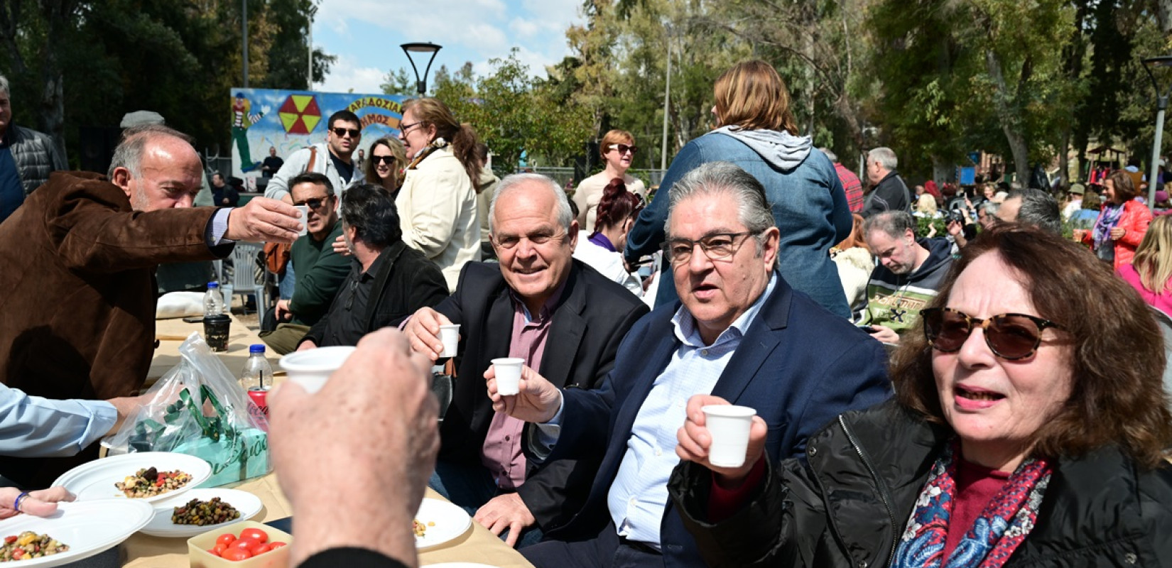 Στην Καισαριανή έκανε Κούλουμα ο Κουτσούμπας (φωτ.)