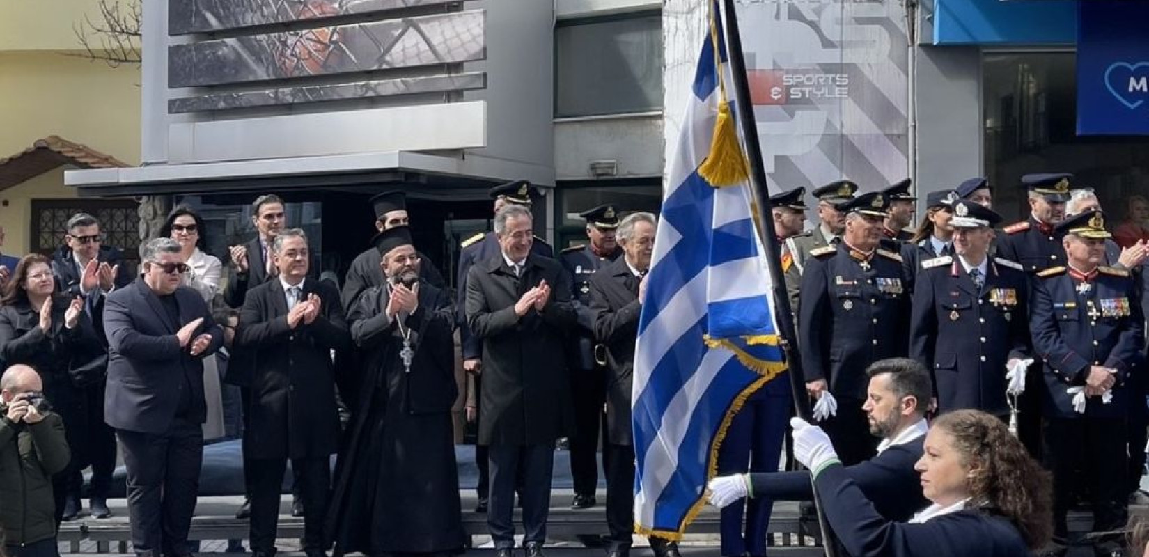 Στην παρέλαση της Κοζάνης ο Στ. Κωνσταντινίδης