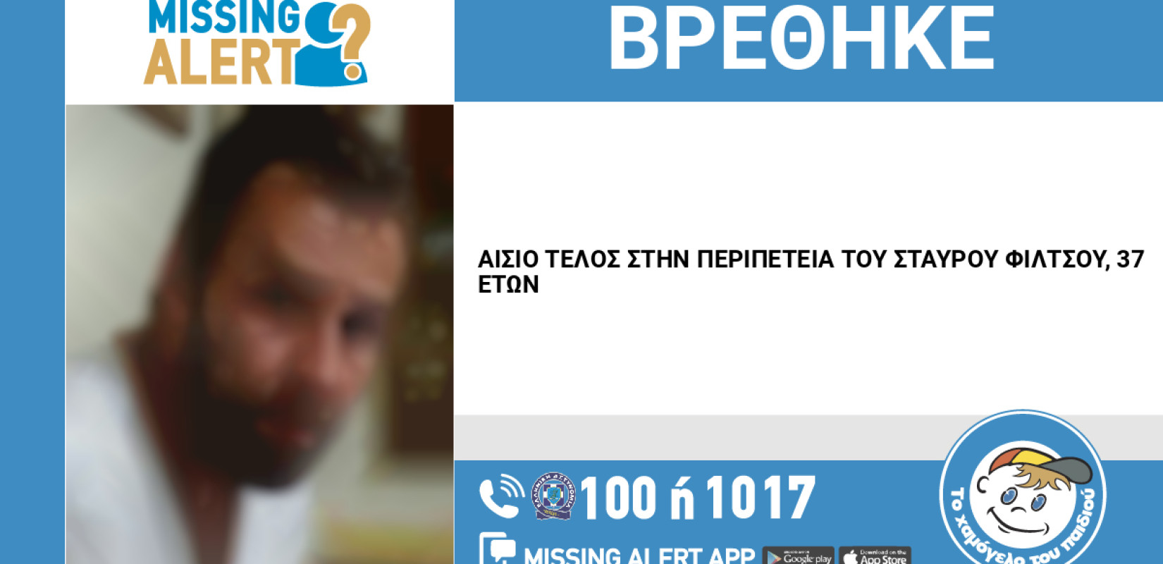 Missing Alert: Εξαφάνιση 37χρονου από τη Θεσσαλονίκη
