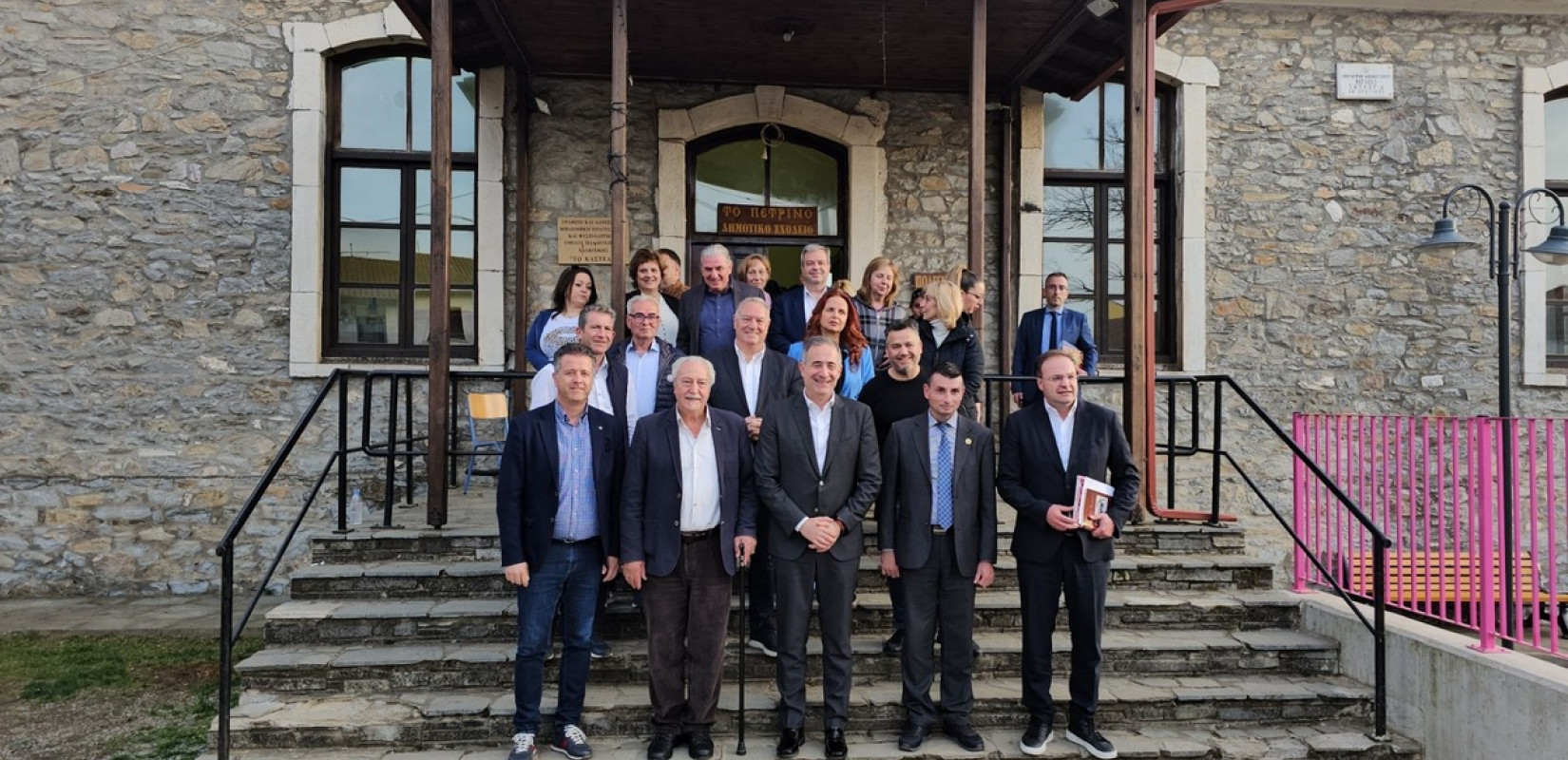 Χαλκιδική: Επίσκεψη του ΥΜΑΘ Στ. Κωνσταντινίδη στους Δήμους Σιθωνίας και Αριστοτέλη