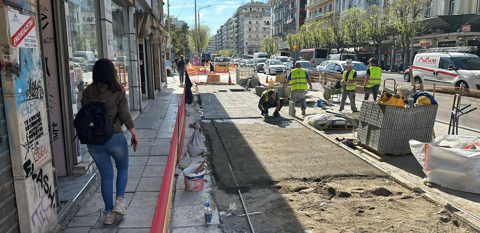 Θεσσαλονίκη: Υπεγράφη η σύμβαση για τα πεζοδρόμια - Σε δύο εβδομάδες ξεκινούν οι εργασίες
