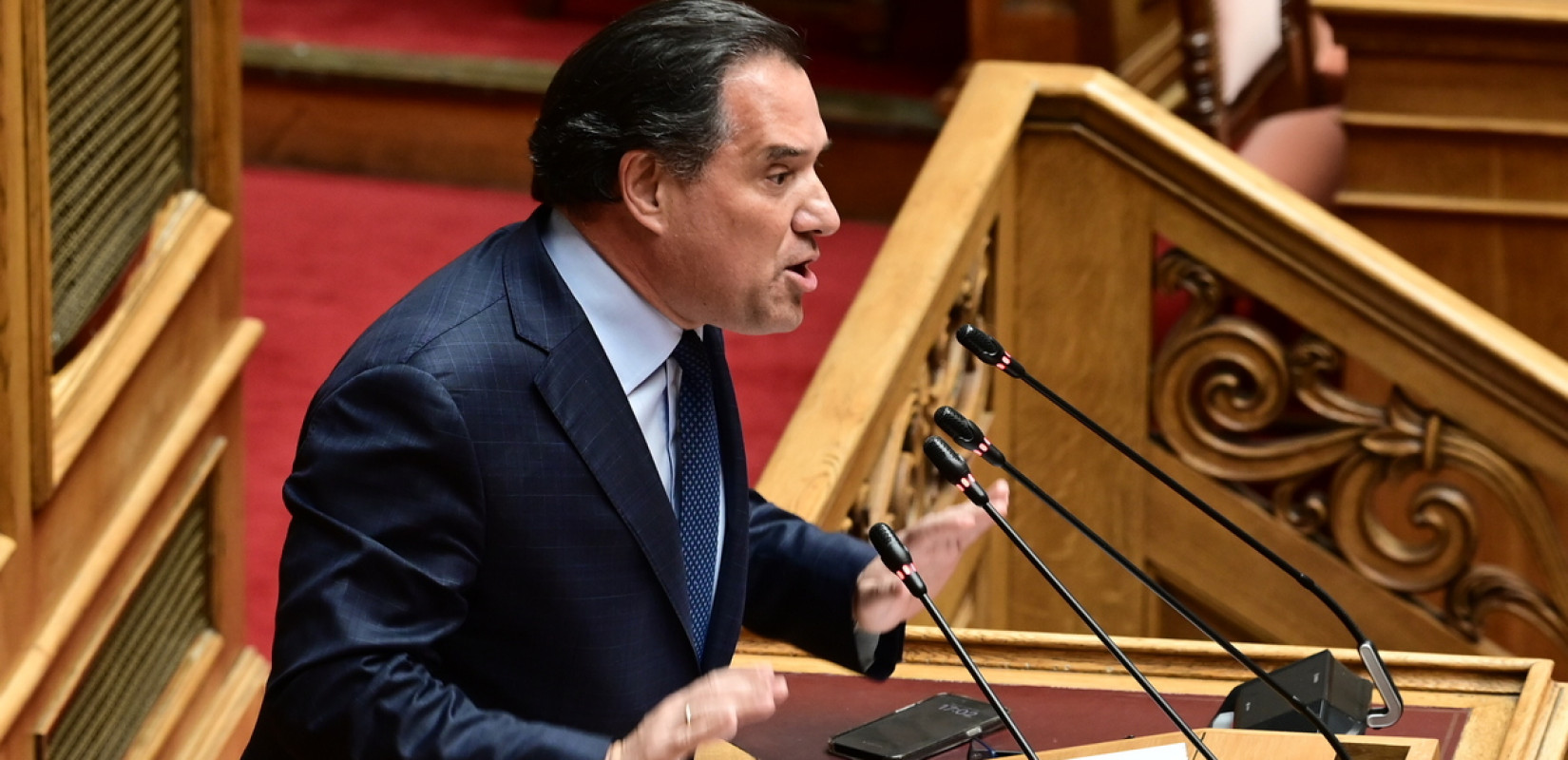 Αιχμές Άδωνι Γεωργιάδη κατά «γαλάζιων» στελεχών για Ρούτσι: «Θα μπορούσα να παίζω και εγώ τον καλό»