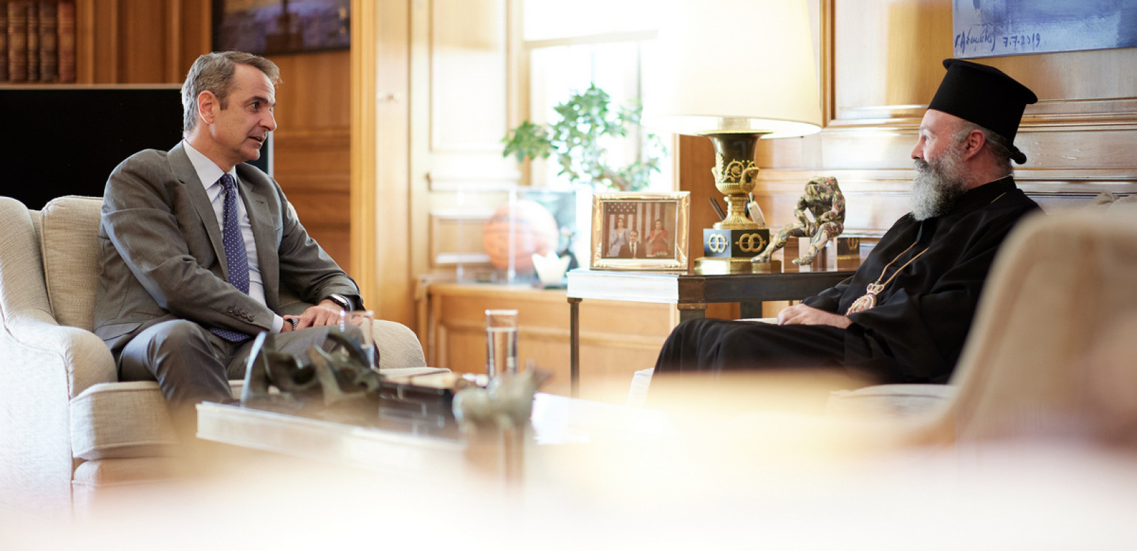 Συνάντηση Μητσοτάκη με τον αρχιεπίσκοπο Αυστραλίας, Μακάριο