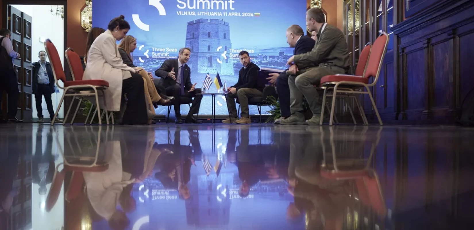 Συνάντηση Μητσοτάκη - Ζελένσκι στο Βίλνιους