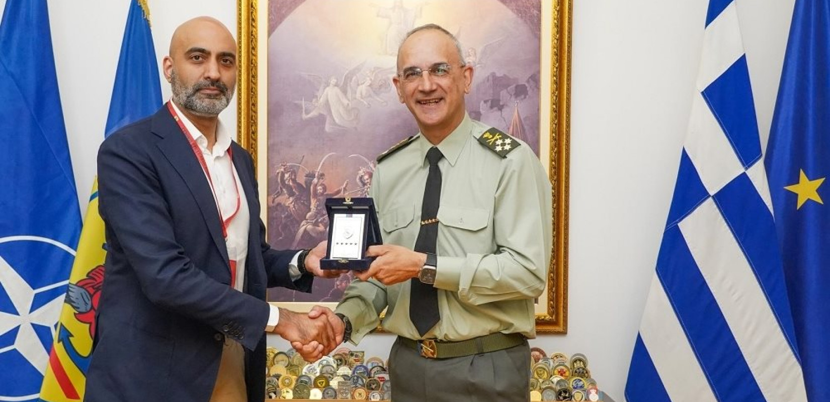 Συνάντηση Αρχηγού ΓΕΕΘΑ με τον Managing Director του Defence Innovation Accelerator for the North Atlantic του ΝΑΤΟ