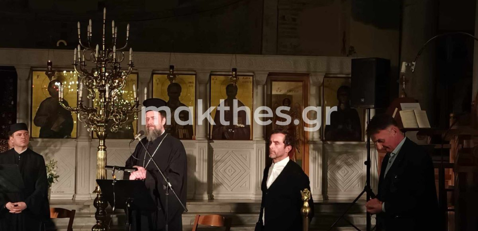 Θεσσαλονίκη: Ο Μαρκουλάκης ψάλλει τα Θεία Πάθη στην Αχειροποίητο - Δείτε βίντεο