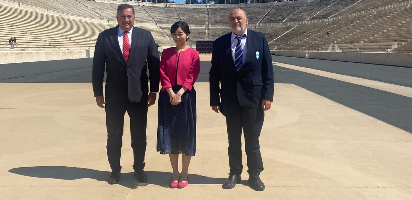 Στο Παναθηναϊκό Στάδιο η Πριγκίπισσα Κάκο της Ιαπωνίας (φωτ.)